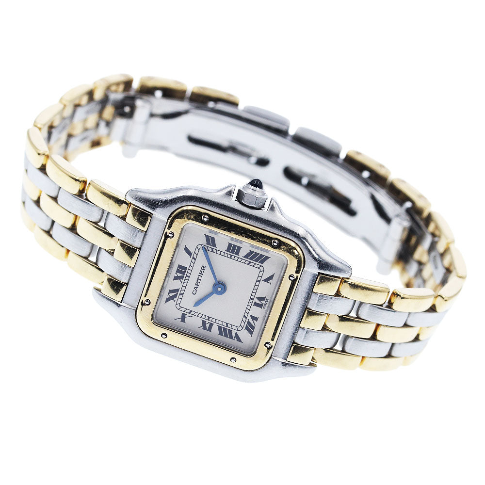 CARTIER PANTHERESM 84083244 3 rows beige Dial Quartz Ladies Watch_921697