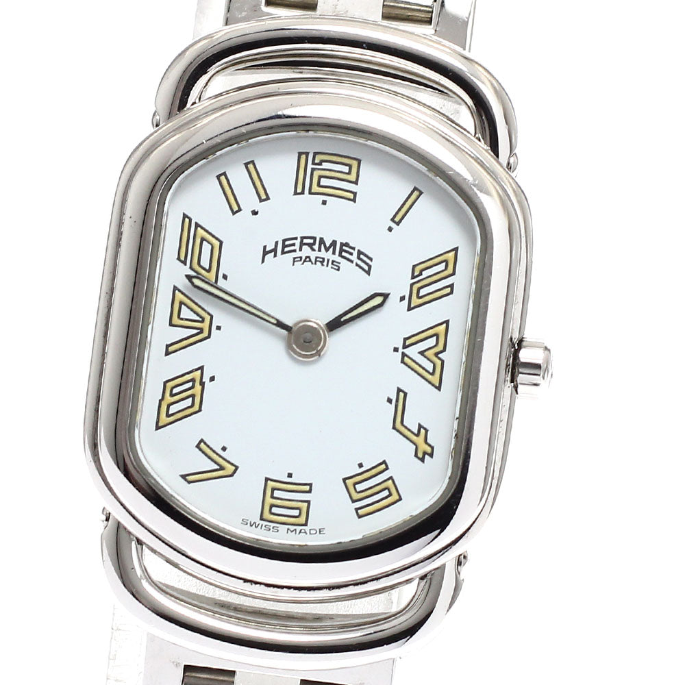 HERMES Rally RA1.210 white Dial Quartz Ladies Watch_921729