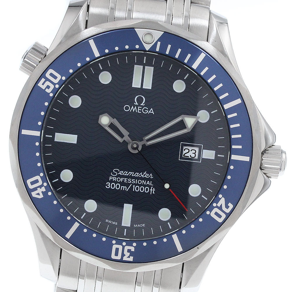 OMEGA Seamaster 300 2541.80 Date Navy Dial Quartz Men's Watch_921731