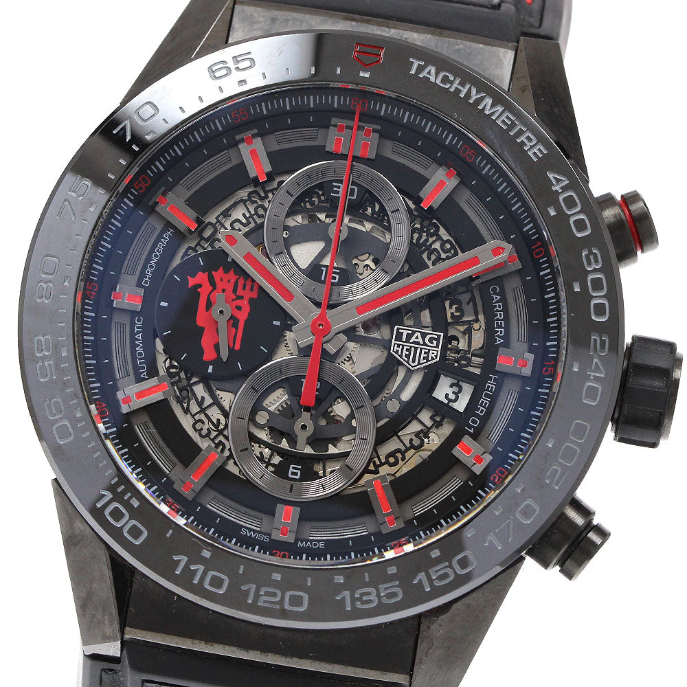 TAG HEUER Carrera Caliber Heuer 01 Manchester United CAR2A1J Chronograph skeleton Dial Automatic Men's Watch_921764