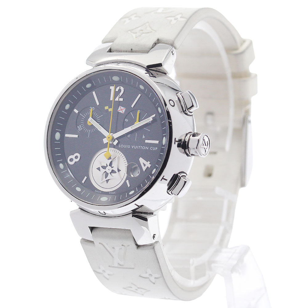 LOUIS VUITTON Tambour Lovely Cup MM Q132G Chronograph Quartz Boy's Watch_921775