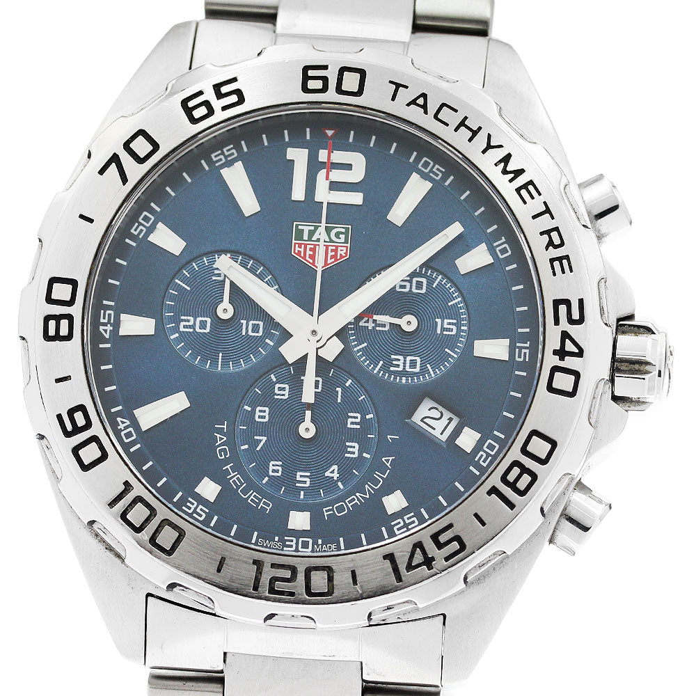 TAG HEUER Formula 1 CAZ101K Date Chronograph blue Dial Quartz Men's Watch_921788