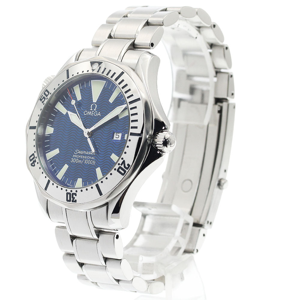 OMEGA Seamaster 300 2265.80 Date blue Dial Quartz Men's Watch_921789