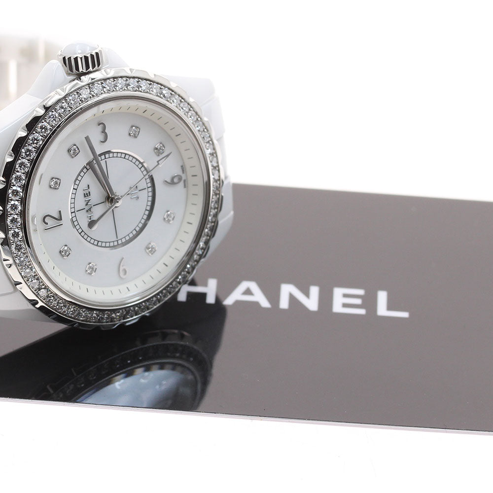 CHANEL J12 H3110 Diamond bezel 8P diamond white Dial Quartz Ladies Watch_921796