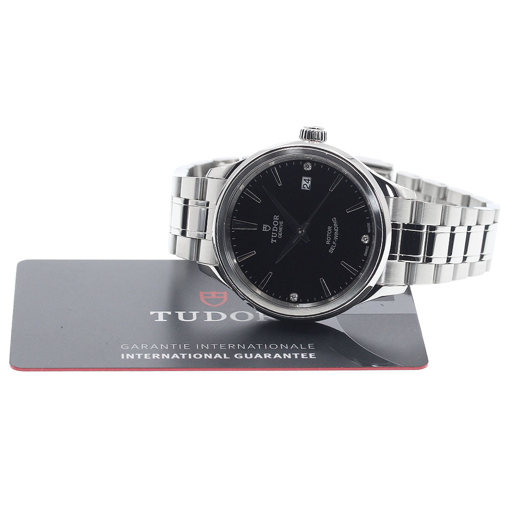 TUDOR style 12500 3P diamond black Dial Automatic Men's Watch_921805