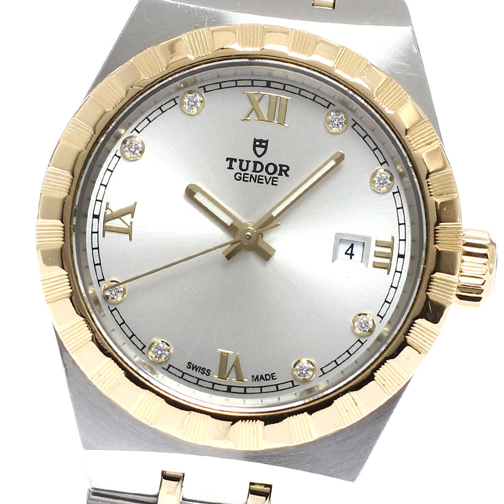 TUDOR Royal 28303 Date 8P diamond Silver Dial Automatic Ladies Watch_921807