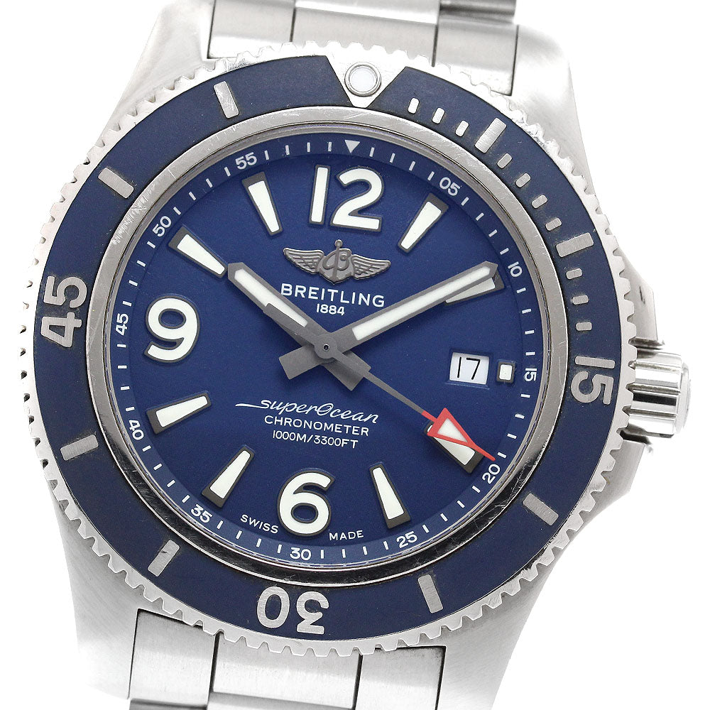 BREITLING Super Ocean 44 A17367 Date blue Dial Automatic Men's Watch_921814