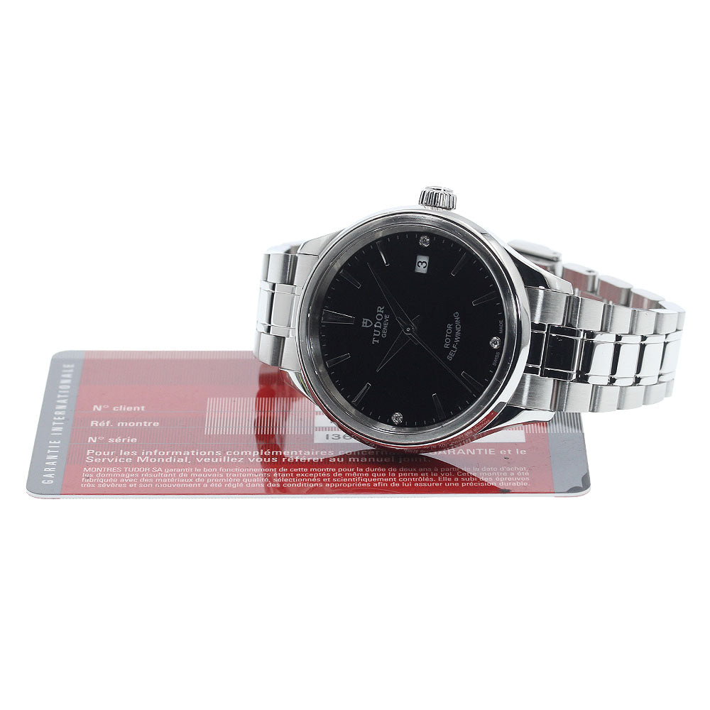 TUDOR style 12500 3P diamond black Dial Automatic Men's Watch_921817
