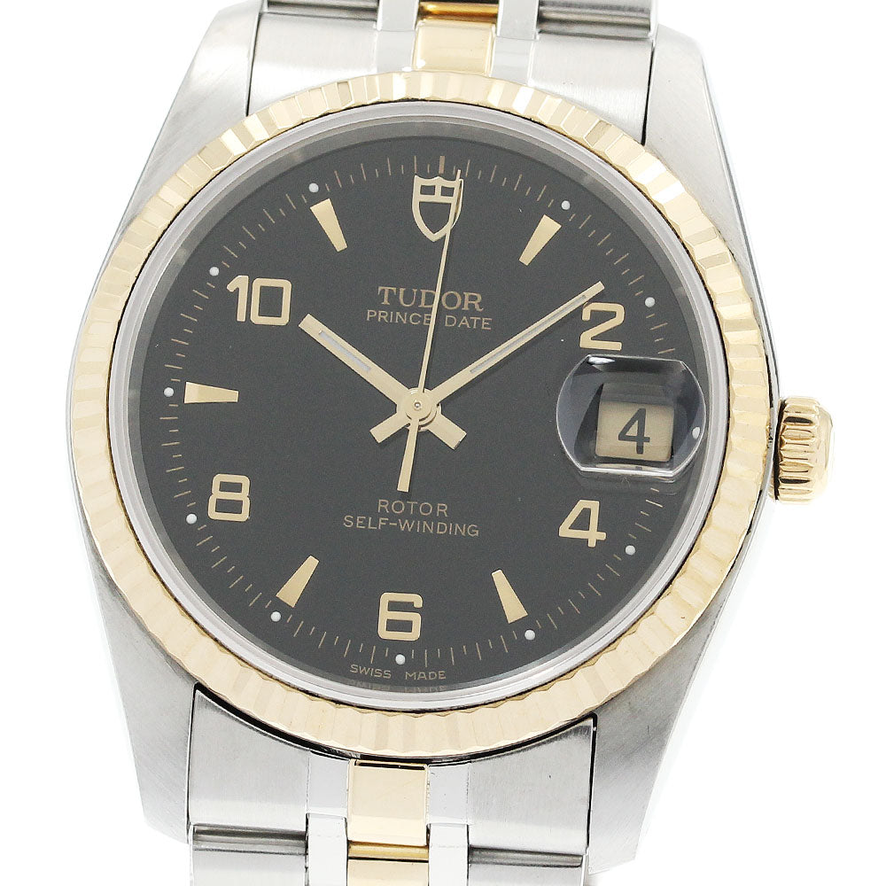 TUDOR Prince Date 74033 black Dial Automatic Men's Watch_921828