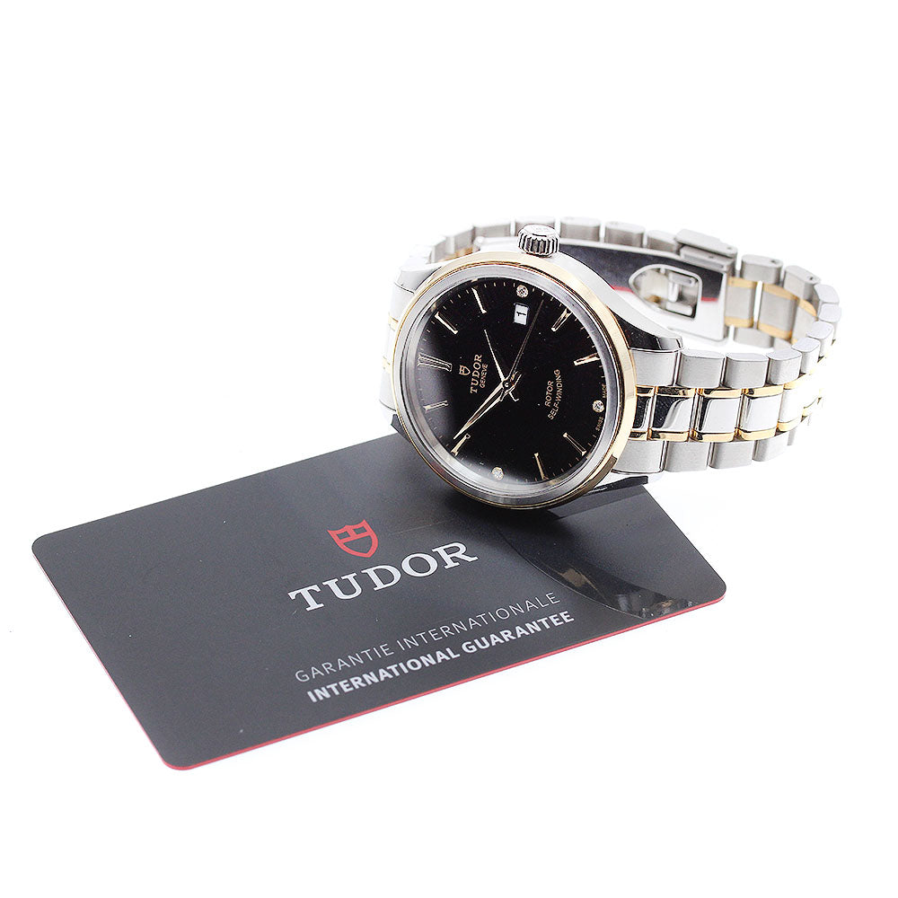 TUDOR style 12503 3P diamond black Dial Automatic Men's Watch_921830