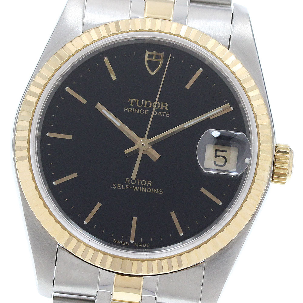 TUDOR Prince Date 74033 black Dial Automatic Men's Watch_921844