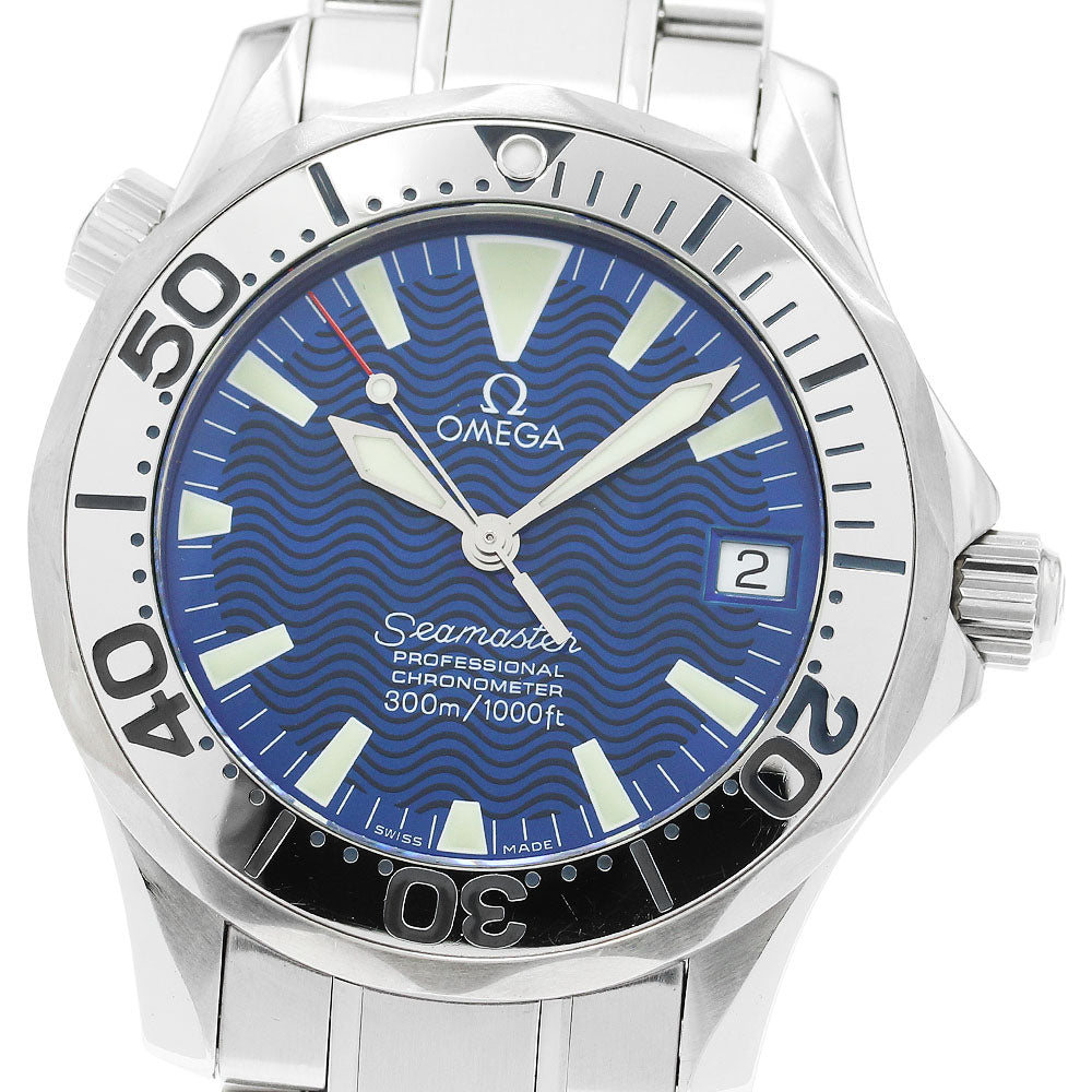 OMEGA Seamaster300 2253.80 Date blue Dial Automatic Boy's Watch_921848