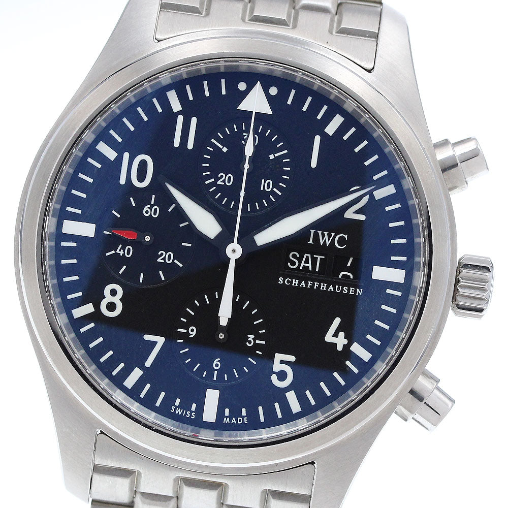 IWC SCHAFFHAUSEN Pilot watch IW371704 Chronograph Automatic Men's Watch_921849