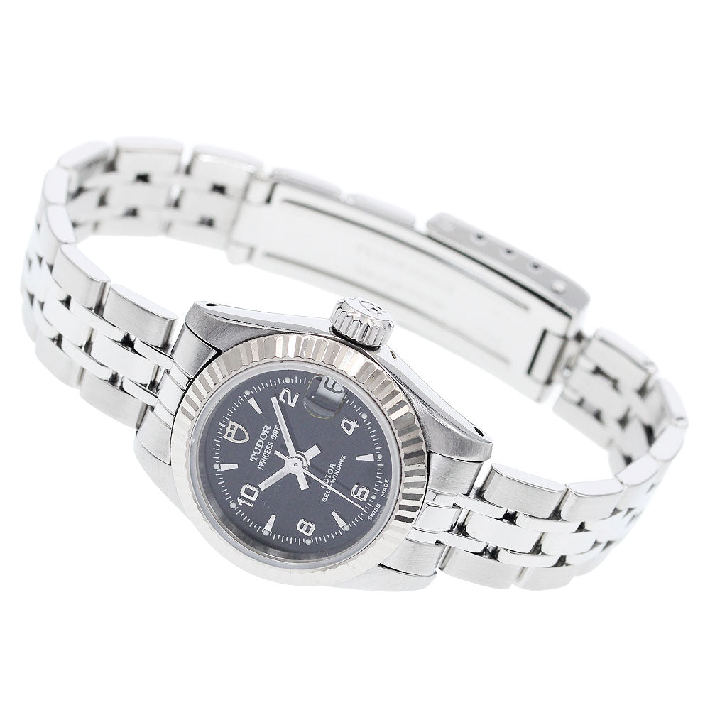 TUDOR Princess Date 92514 WG bezel black Dial Automatic Ladies Watch_921855
