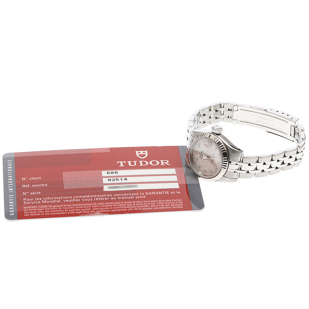 TUDOR Princess Date 92514 10P diamond Silver Dial Automatic Ladies Watch_921857