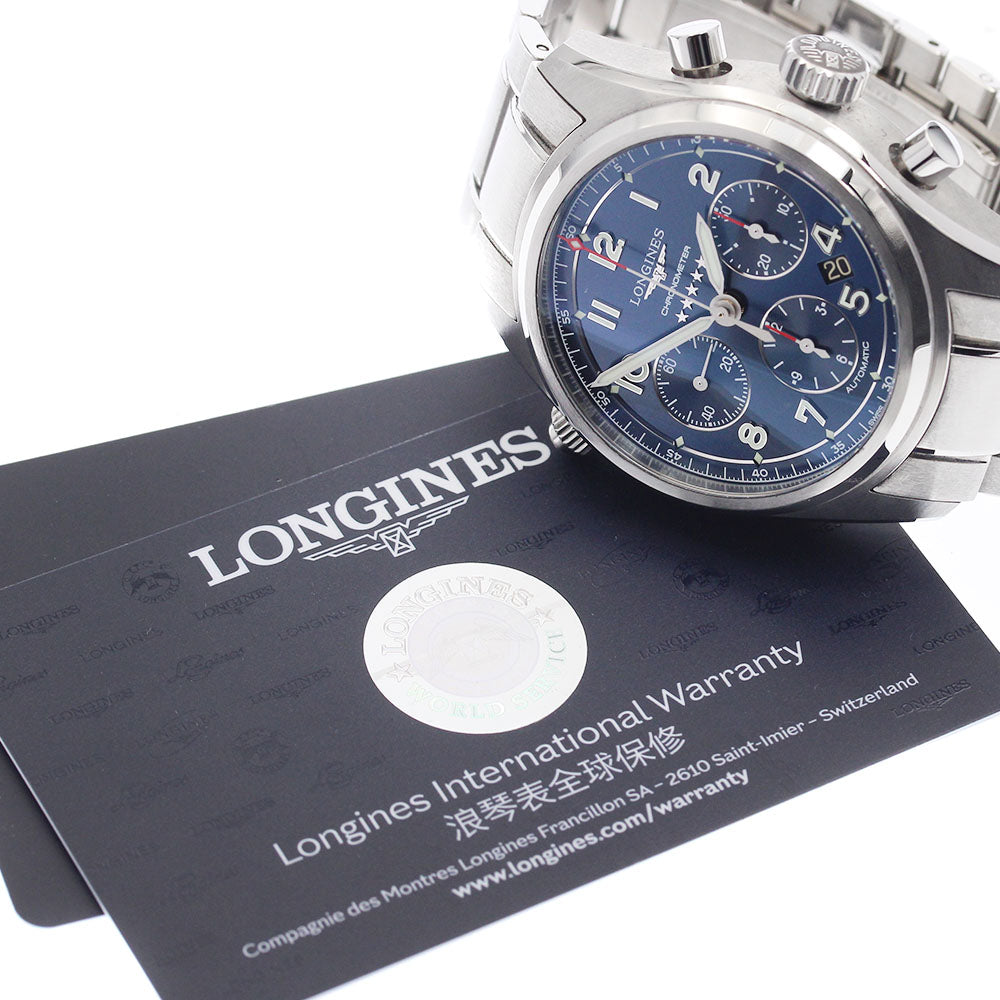 LONGINES Spirit L3.820.4.93.6 Chronograph blue Dial Automatic Men's Watch_921861