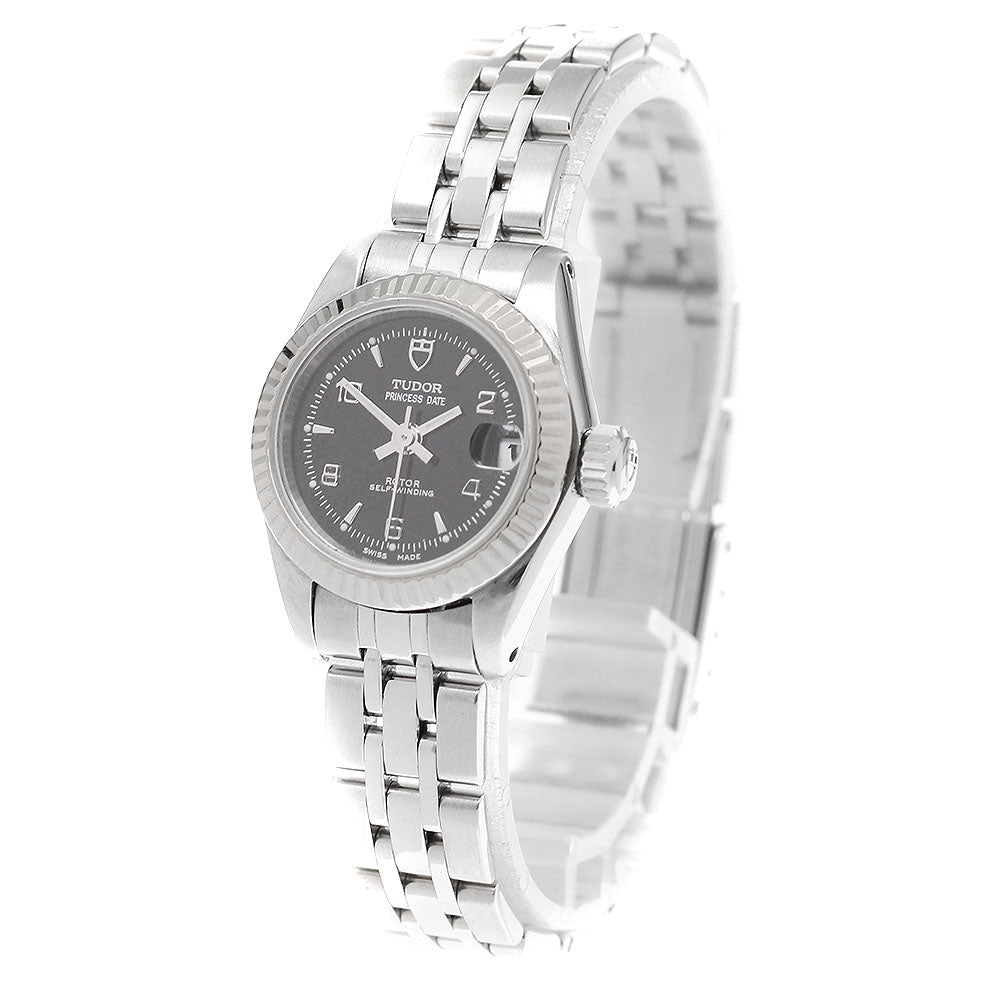 TUDOR Princess Date 92514 WG bezel black Dial Automatic Ladies Watch_921866