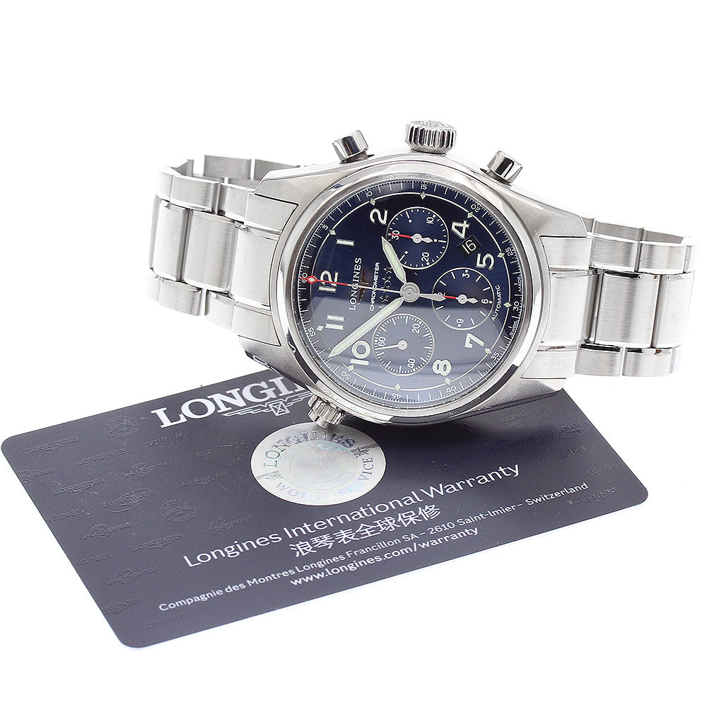 LONGINES Spirit L3.820.4.93.6 Chronograph blue Dial Automatic Men's Watch_921867