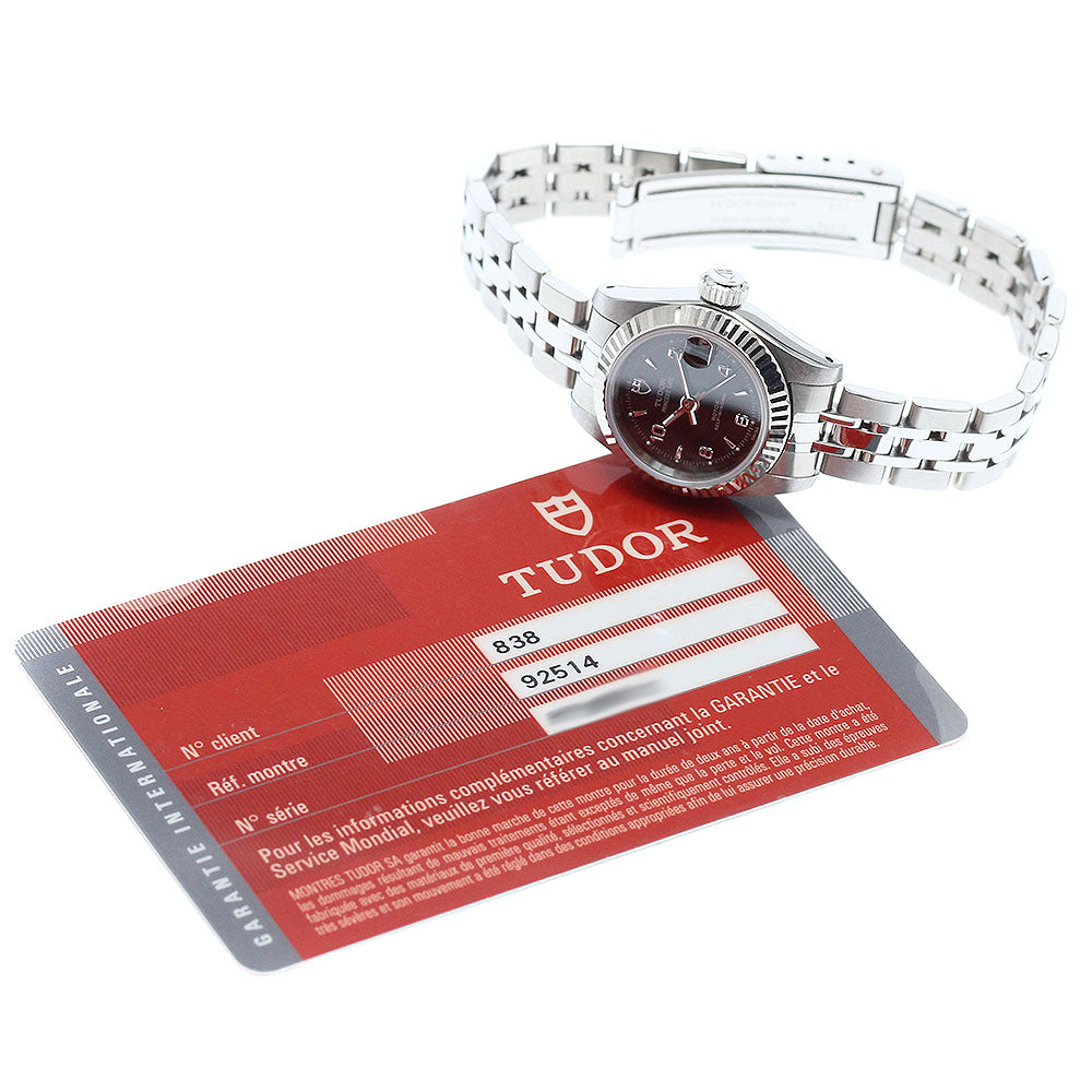 TUDOR Princess Date 92514 WG bezel black Dial Automatic Ladies Watch_921873