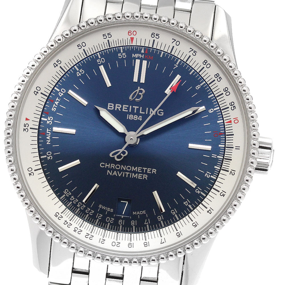BREITLING Navitimer A17325 Date Navy Dial Automatic Men's Watch_921874