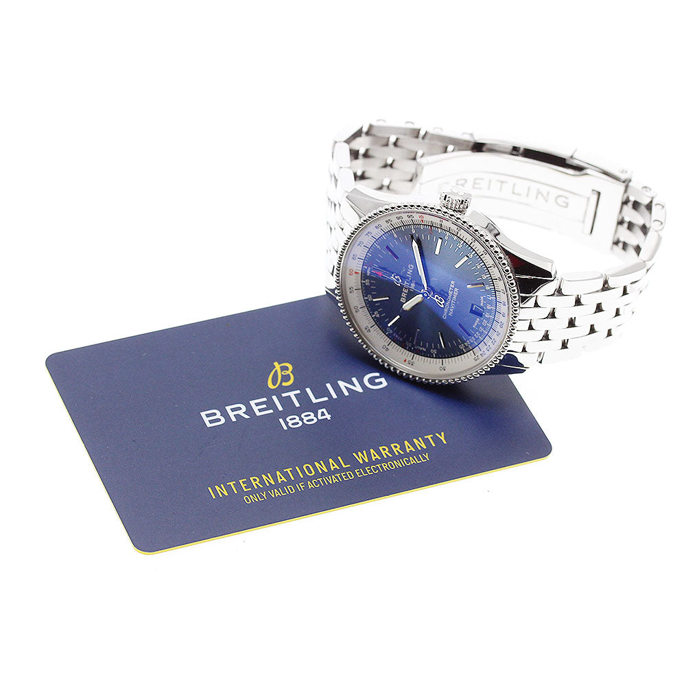BREITLING Navitimer A17325 Date Navy Dial Automatic Men's Watch_921874