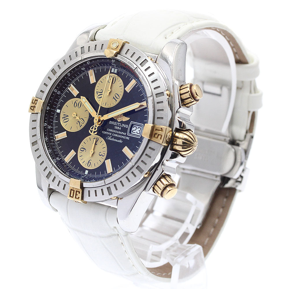 BREITLING Chronomat Evolution B13356 Date Black / gold Dial Automatic Men's Watch_921899
