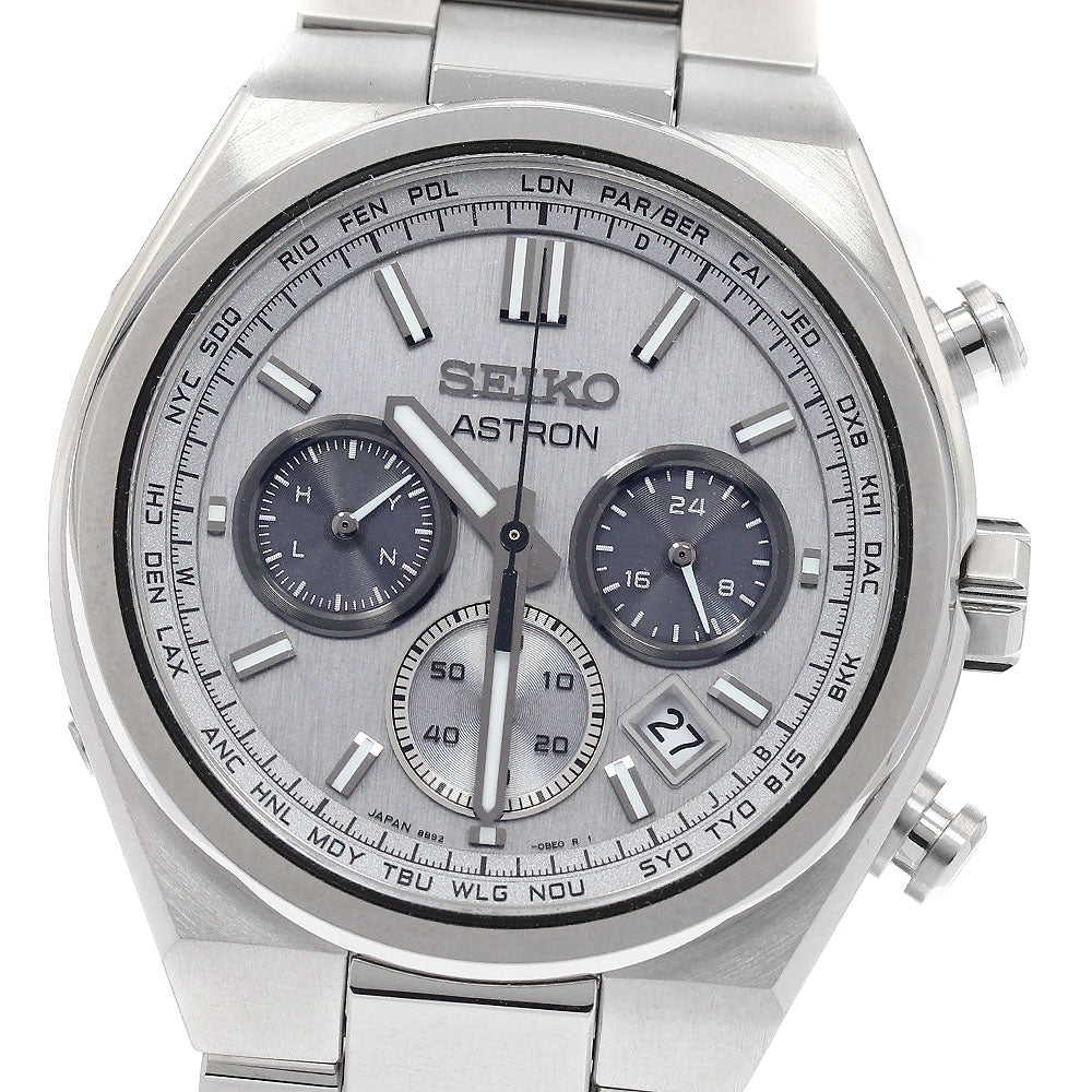 SEIKO Astron Nexter SBXY095/8B92-0BE0 Chronograph Solar Powered Radio_921906