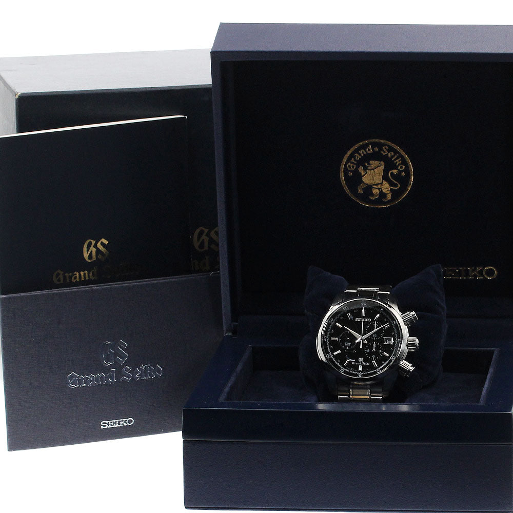 SEIKO Grand Seiko SBGC003/9R86-0AA0 Spring drive black Dial Men's Watch_921928