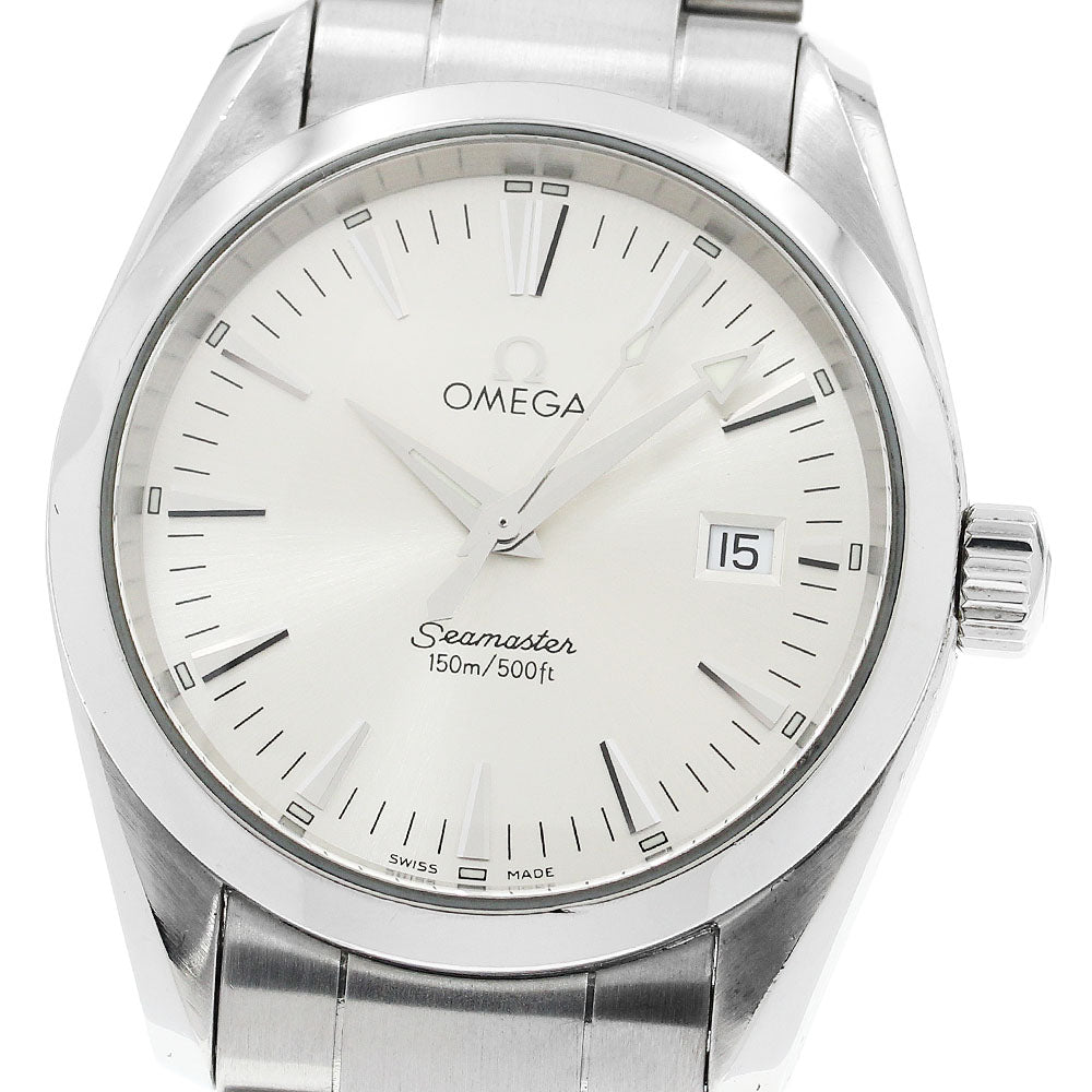OMEGA Seamaster Aqua Terra 2518.30 Date Silver Dial Quartz Men's Watch_921940