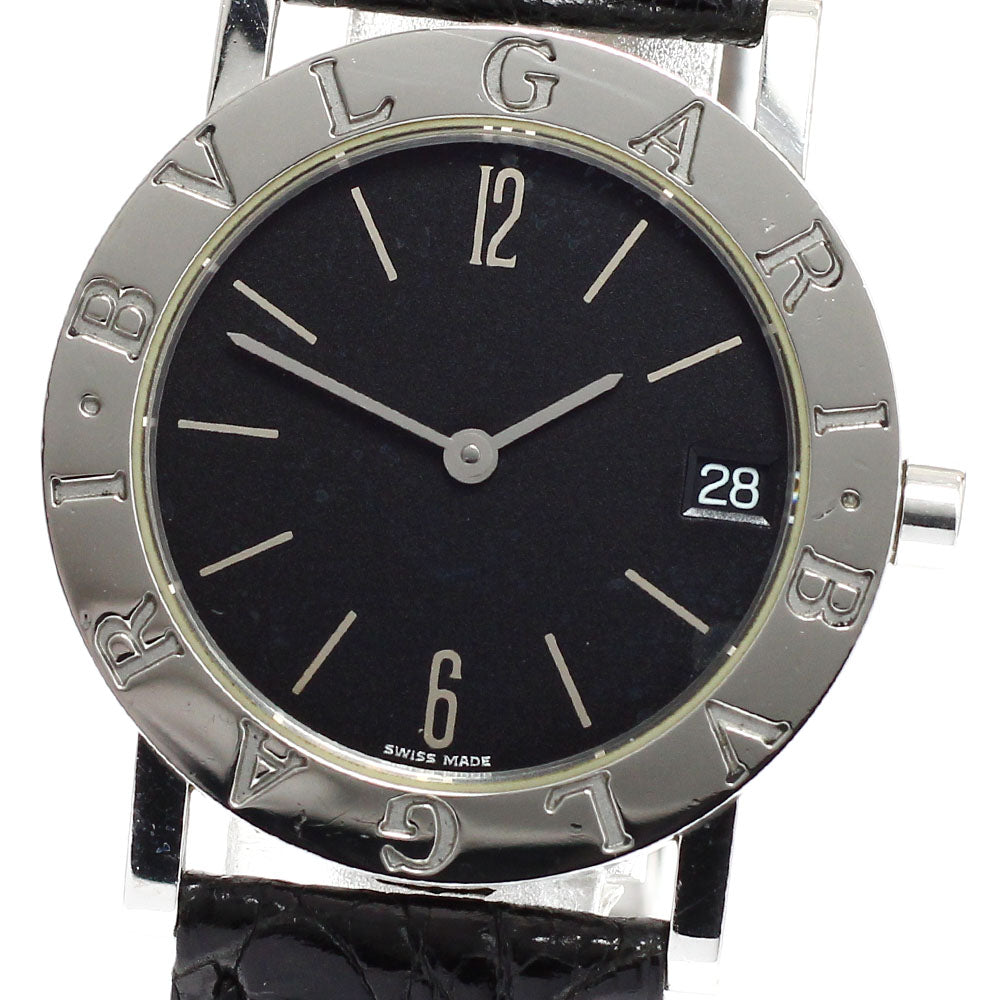 BVLGARI BVLGARIBVLGARI BB30SLD Date black Dial Quartz Boy's Watch_921951