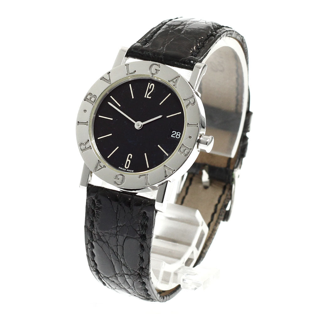 BVLGARI BVLGARIBVLGARI BB30SLD Date black Dial Quartz Boy's Watch_921951