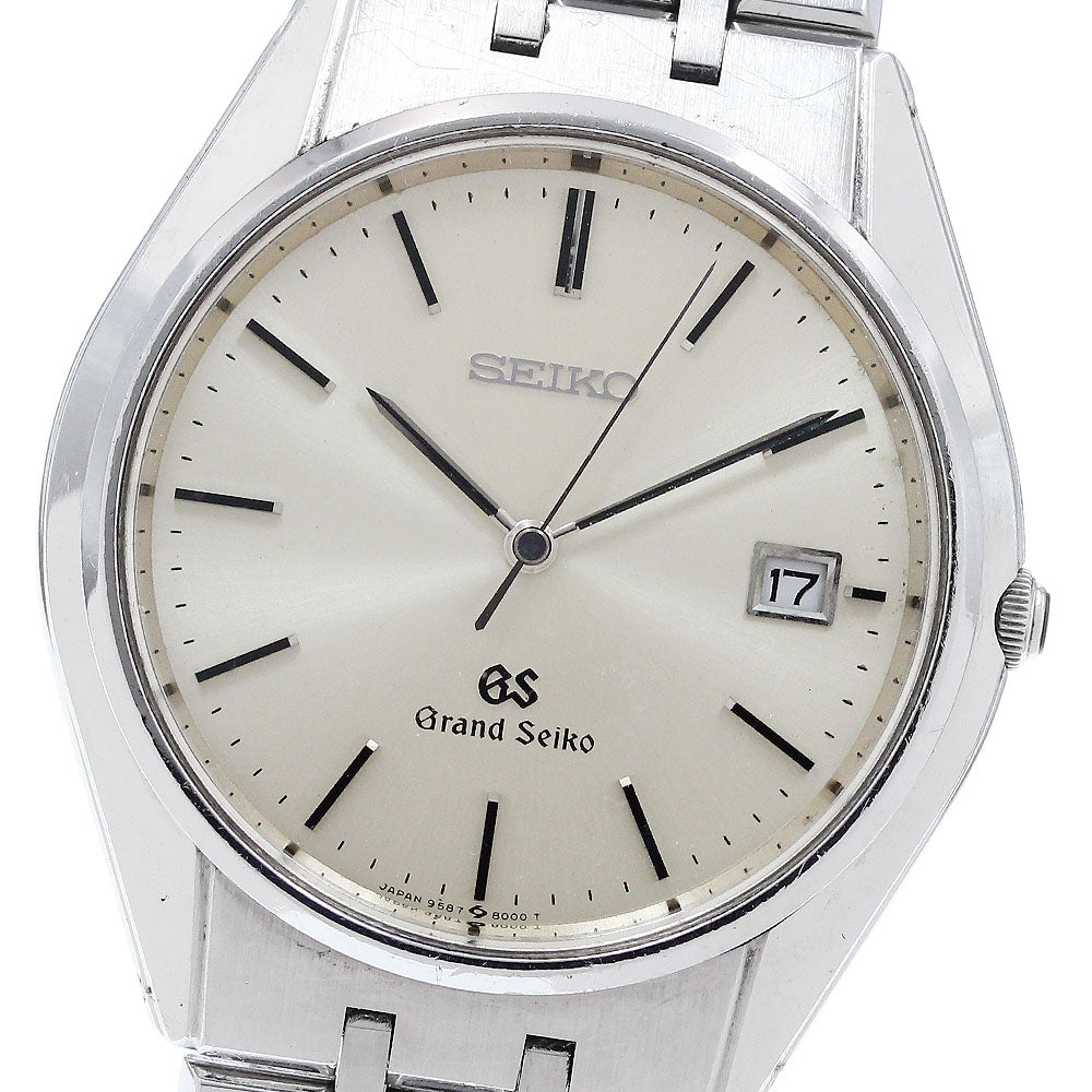 SEIKO Grand Seiko SBGS003/9587-8000 Date Silver Dial Quartz Men's Watch_921953