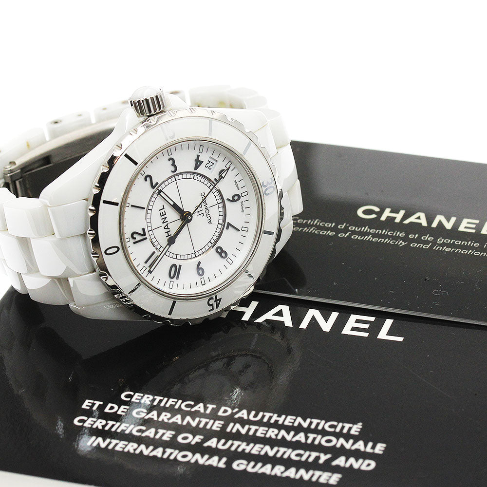 CHANEL J12 H0970 White Ceramic white Dial Automatic Men's Watch_921965
