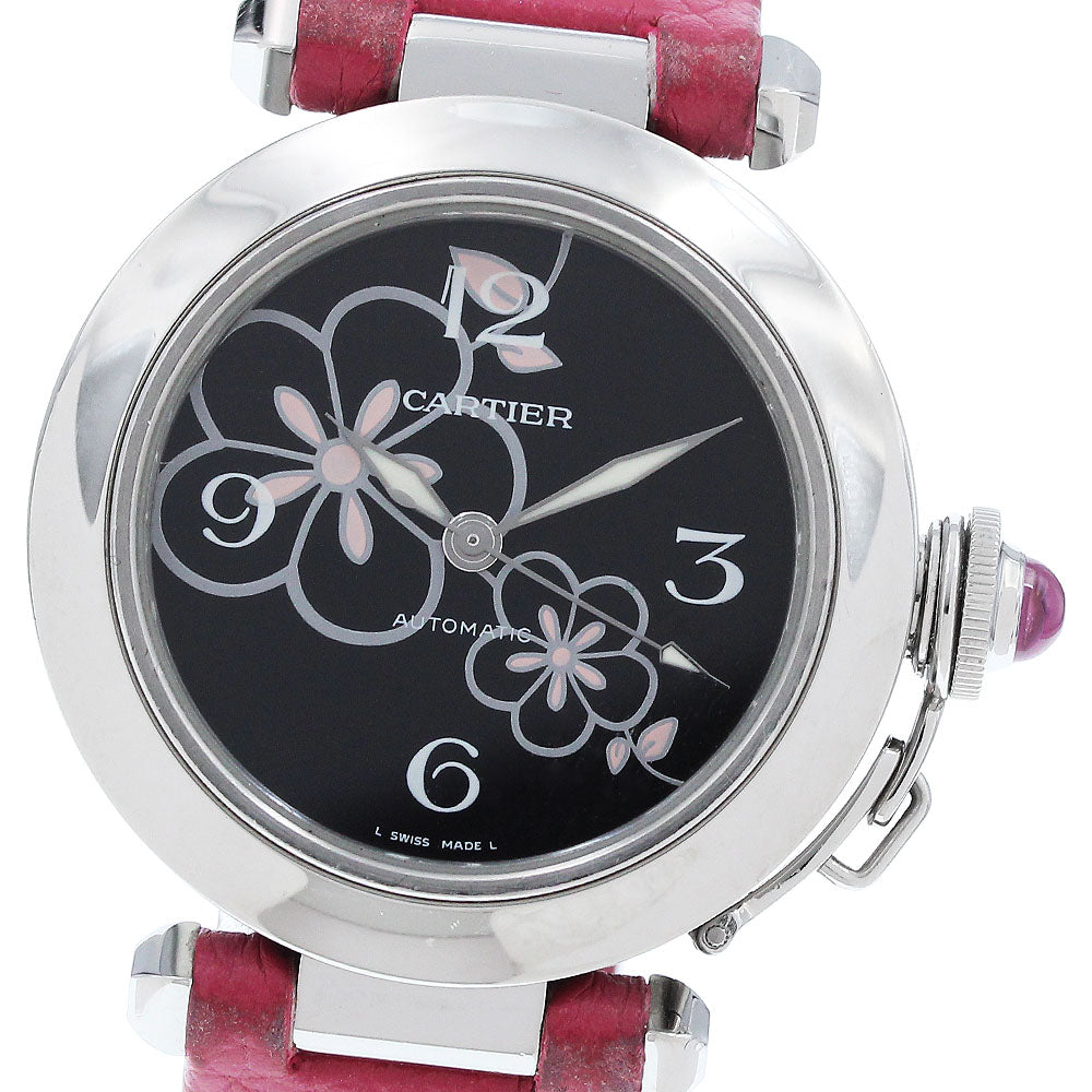 CARTIER Pasha C W3109699 Winter Flowers 2007 Christmas Limited Edition black Dial Automatic Ladies Watch_921968
