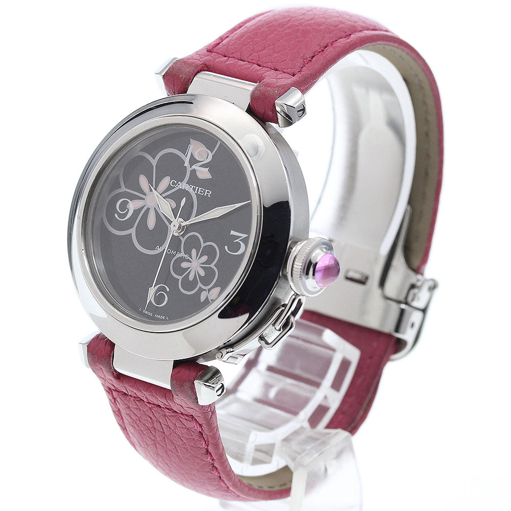 CARTIER Pasha C W3109699 Winter Flowers 2007 Christmas Limited Edition black Dial Automatic Ladies Watch_921968