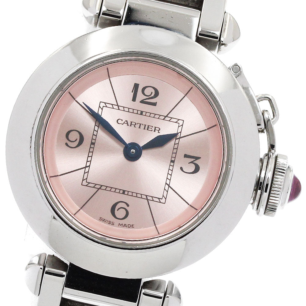 CARTIER Mispacha W3140008 pink Dial Quartz Ladies Watch_921970