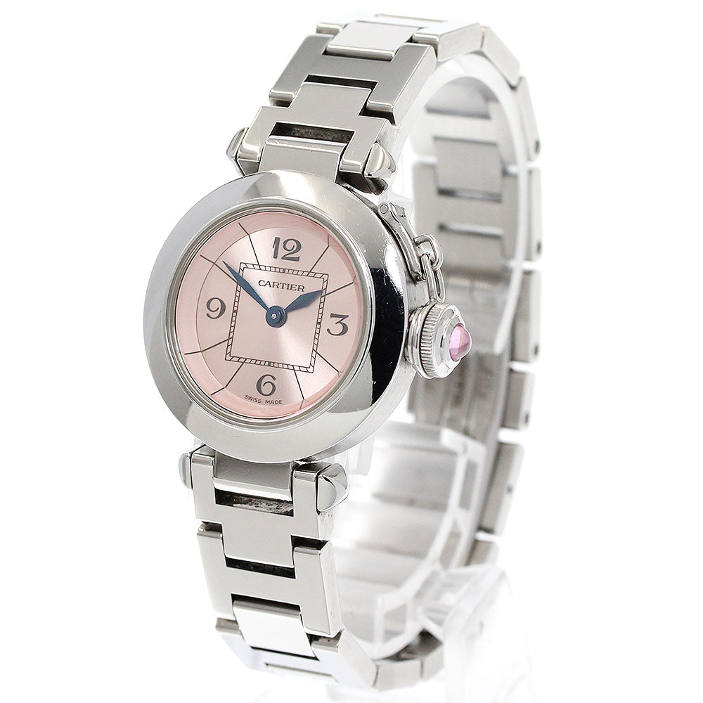 CARTIER Mispacha W3140008 pink Dial Quartz Ladies Watch_921970