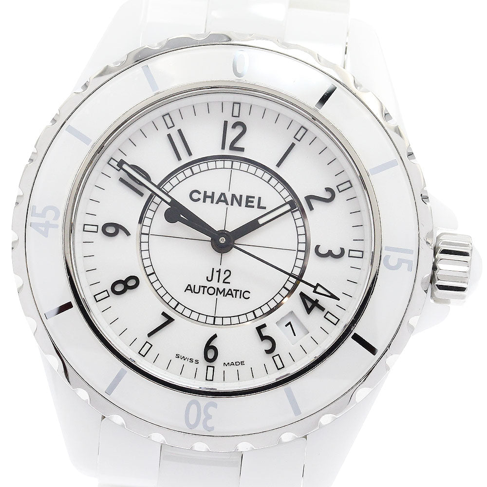CHANEL J12 H0970 White Ceramic white Dial Automatic Men's Watch_922008