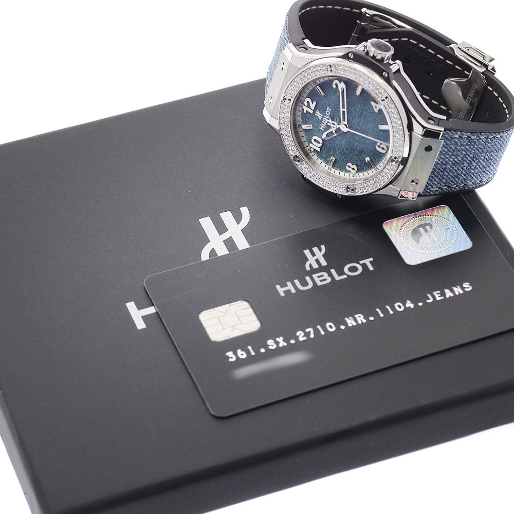 HUBLOT BIGBANG JEANS JAPAN EXCLUSIVE 361.SX.2710.NR.1104.JPN15 QZ Ladies_922014