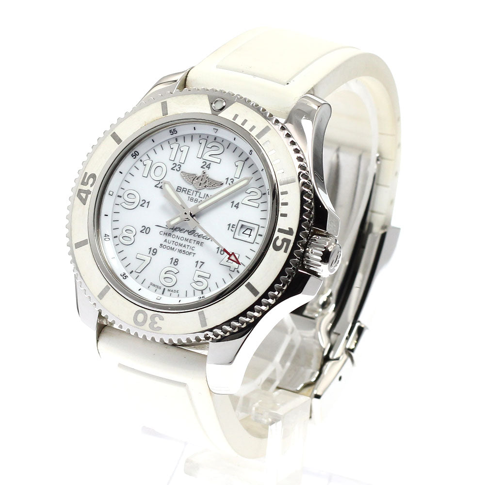 BREITLING Super Ocean II 42 A17365 Date white Dial Automatic Men's Watch_922024