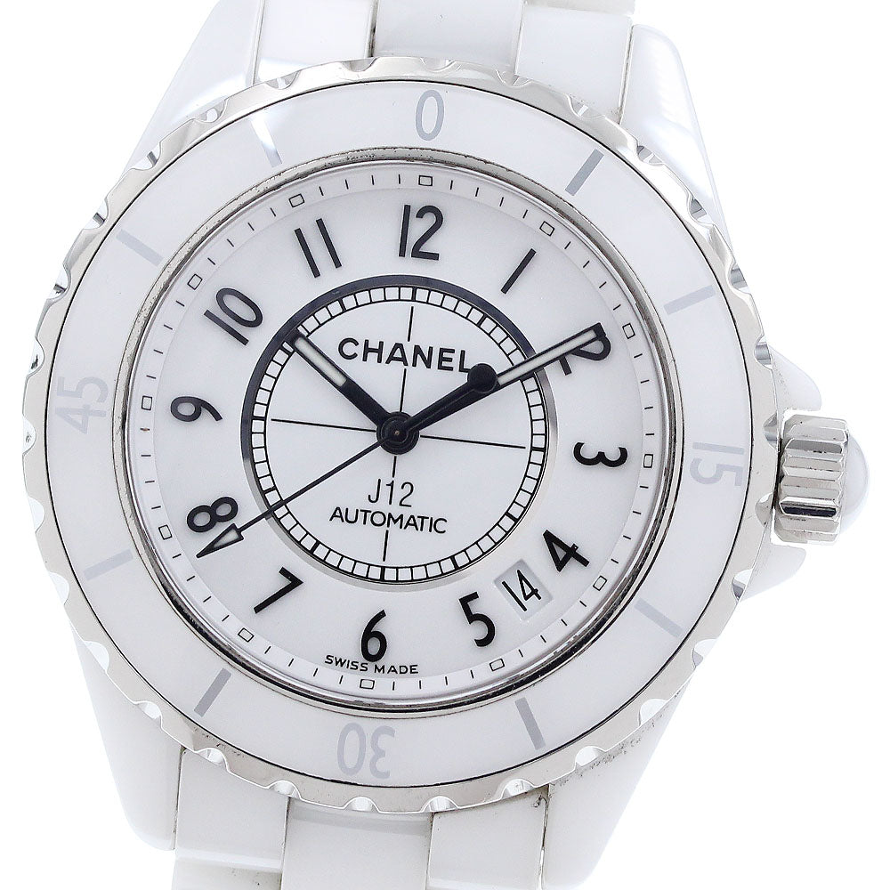 CHANEL J12 H0970 White Ceramic white Dial Automatic Men's Watch_922035