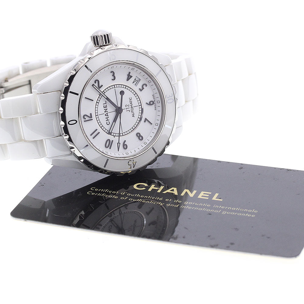CHANEL J12 H0970 White Ceramic white Dial Automatic Men's Watch_922035