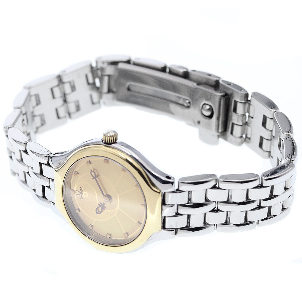 OMEGA Unique dial gold Dial Quartz Ladies Watch_922036