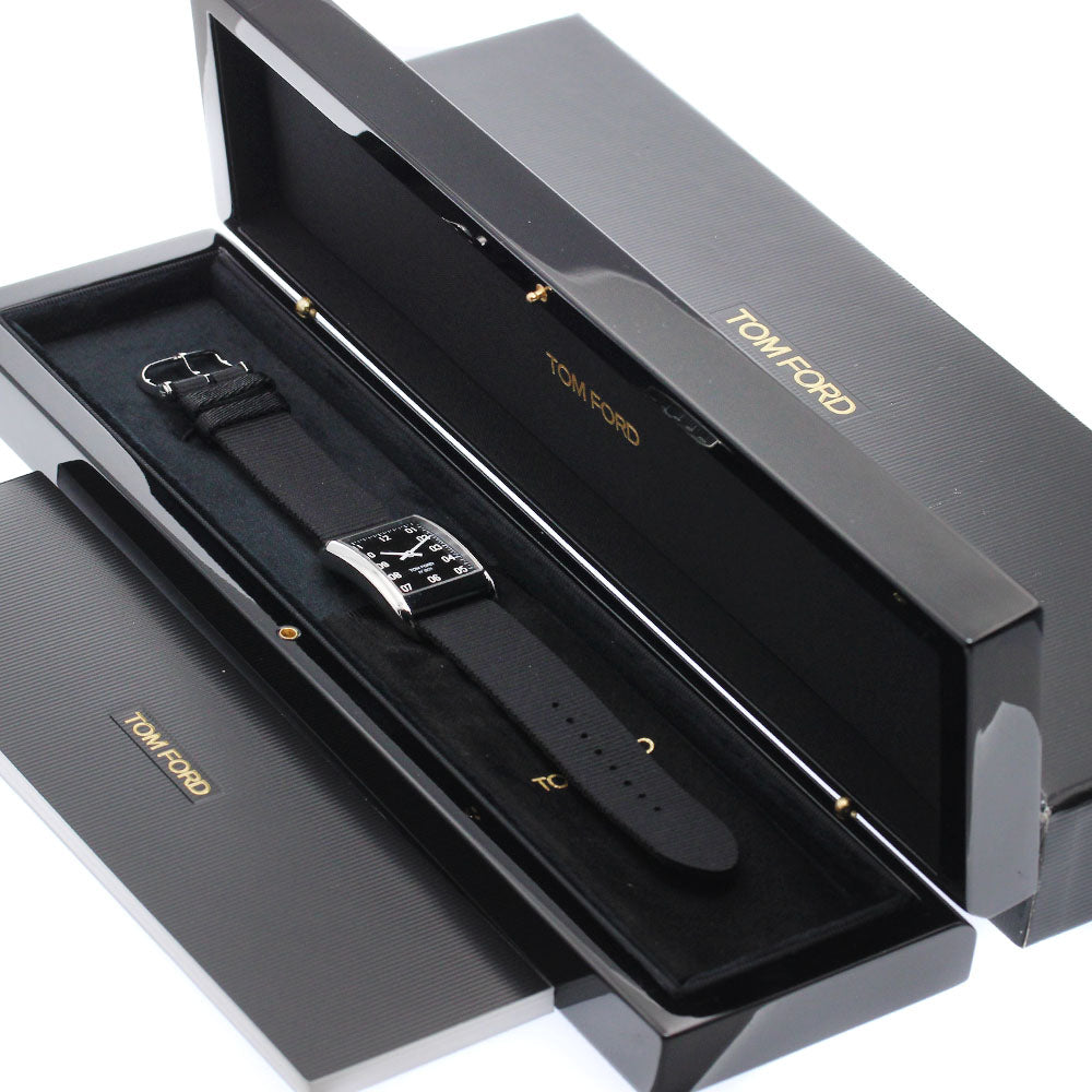 TOM FORD No.001 Polished TFT001001 black Dial Quartz Men's Watch_922040