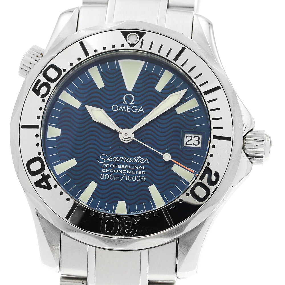 OMEGA Seamaster300 2253.80 Date Blue Dial Automatic Boy's Watch_922044