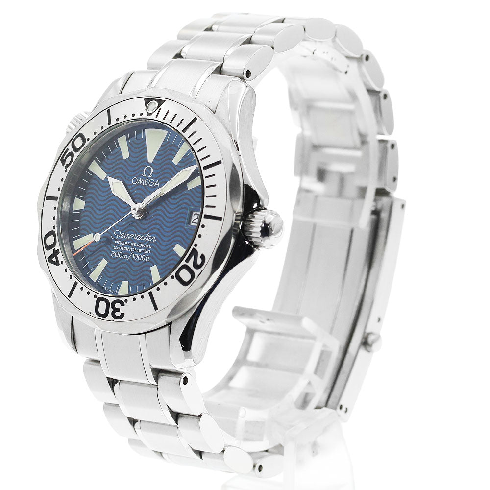 OMEGA Seamaster300 2253.80 Date Blue Dial Automatic Boy's Watch_922044