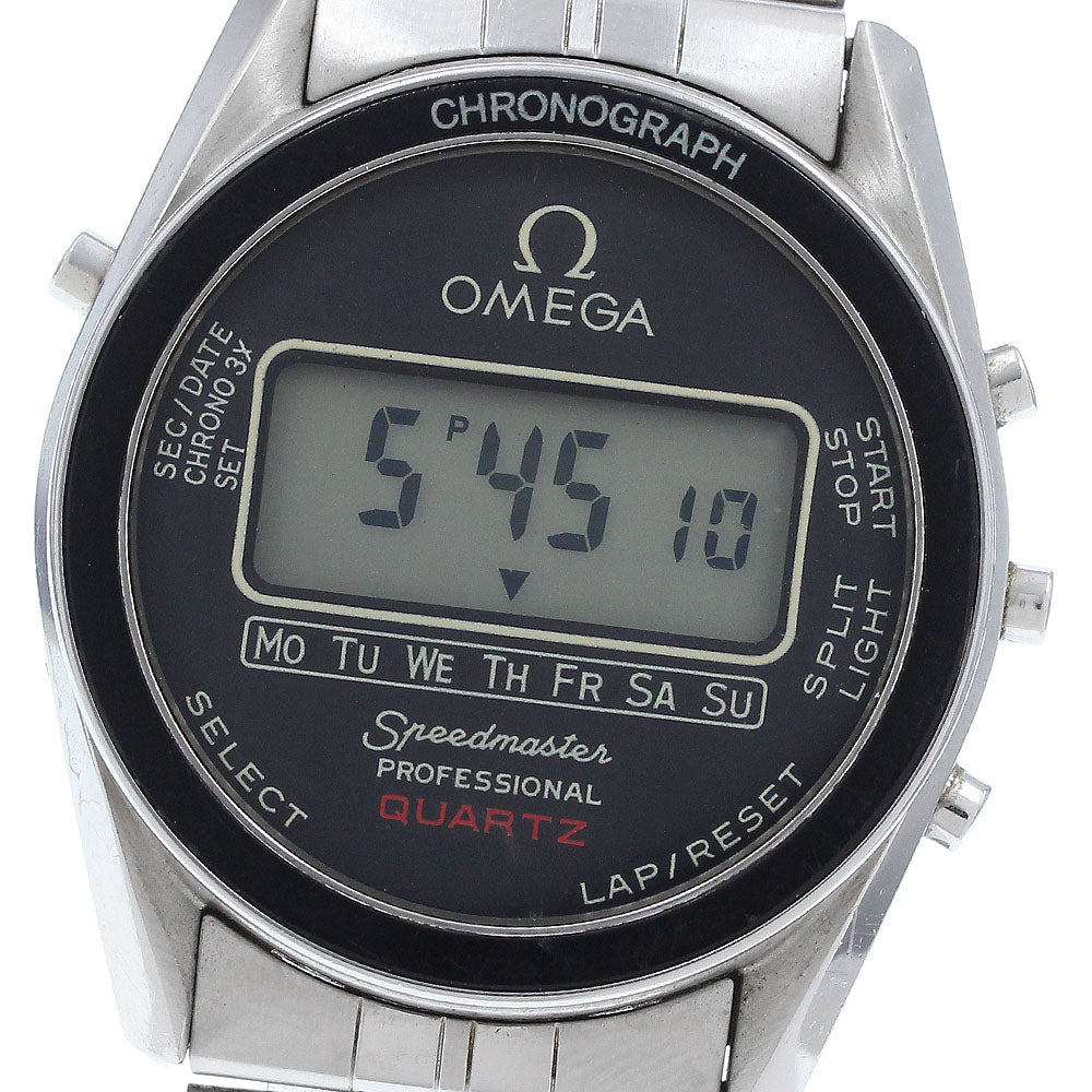 OMEGA Speedmaster Professional 186.0004 Chronograph black Dial Quartz Men's Watch_922053