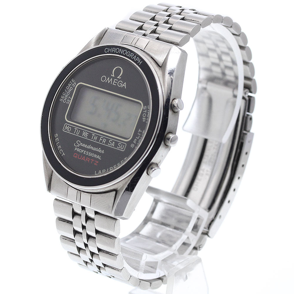 OMEGA Speedmaster Professional 186.0004 Chronograph black Dial Quartz Men's Watch_922053