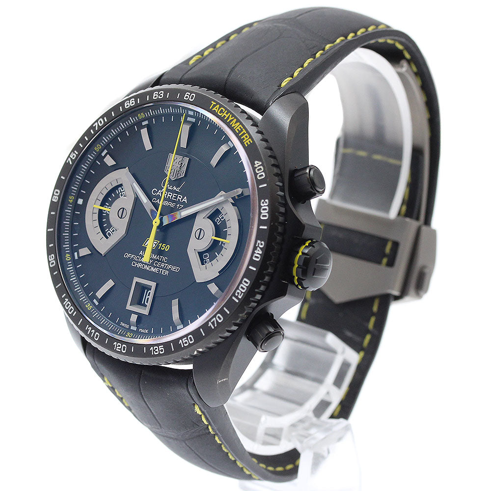 TAG HEUER Grand Carrera Caliber 17 CAV518J Limited to 150 chronographs black Dial Automatic Men's Watch_922059