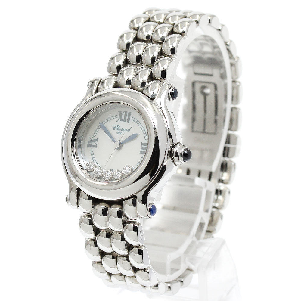 Chopard Happy sports 27/8250-23 5PDiamond White shell Dial Quartz Ladies Watch_922060